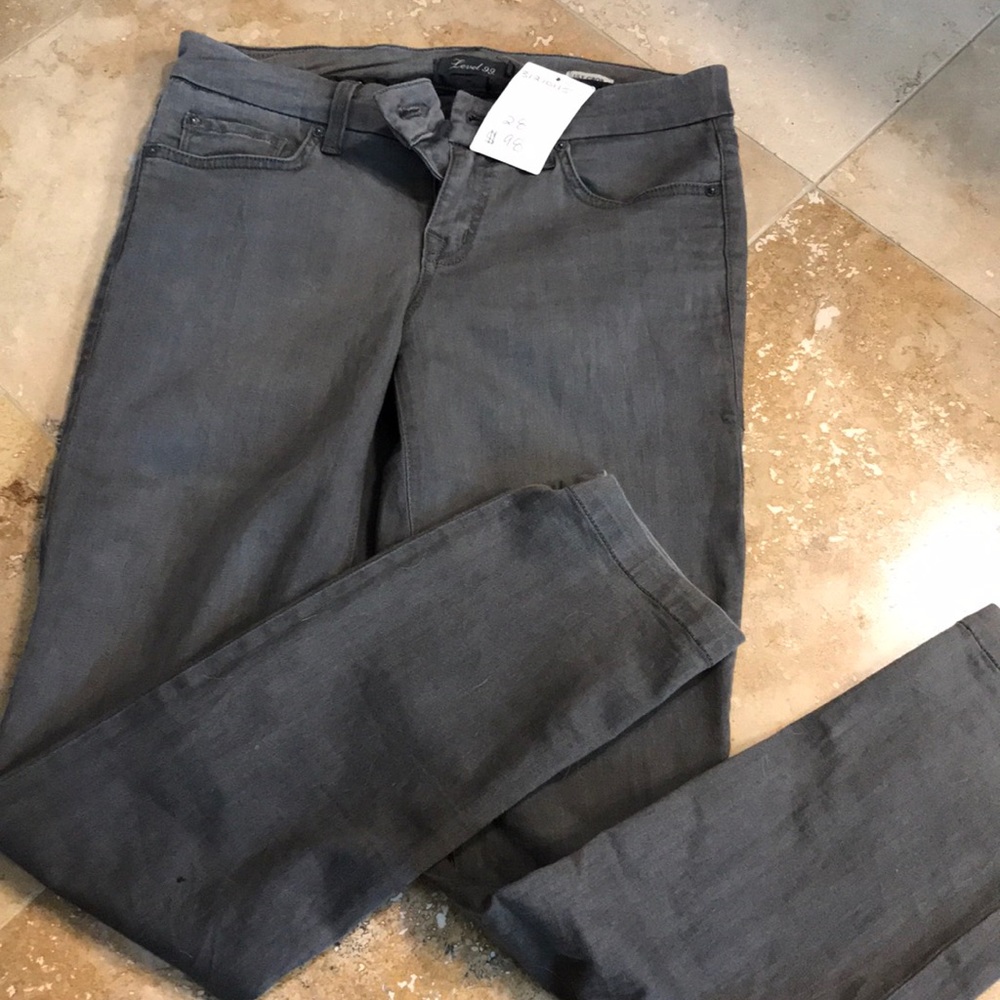 Gray jeans